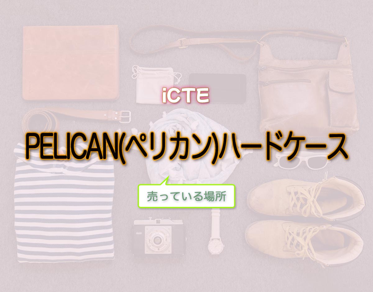 「PELICAN(ペリカン)ハードケース」はどこで売ってる？