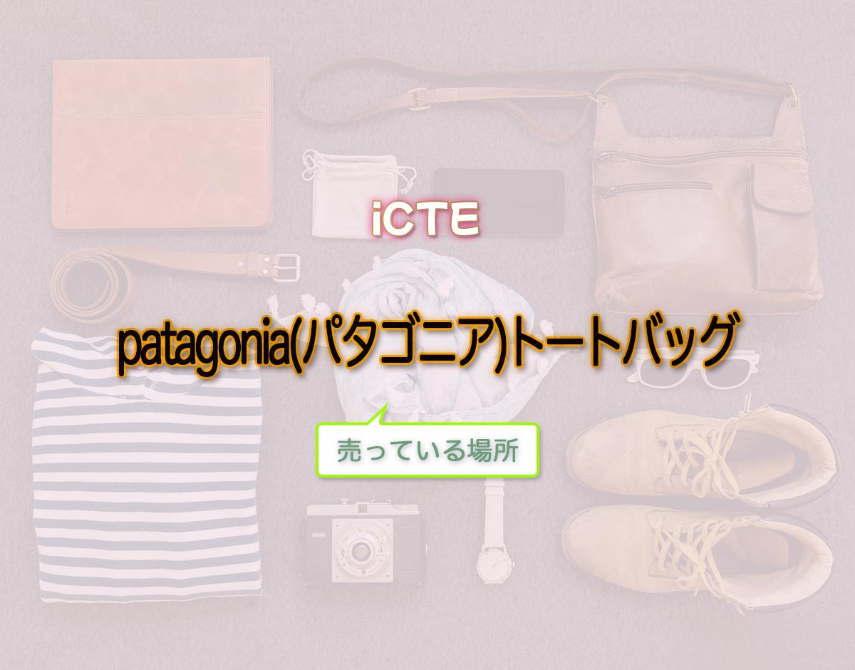 「patagonia(パタゴニア)トートバッグ」はどこで売ってる？